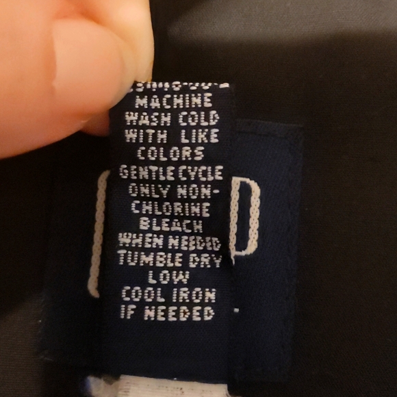 GAP Lrg Black LS Hooded Parka/Rain Coat. - Picture 4 of 9